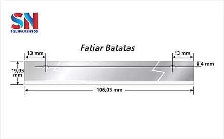 Lâminas para cortes de Alimentos SN Equipamentos